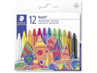Kredki woskowe Noris, 12 kol, Staedtler