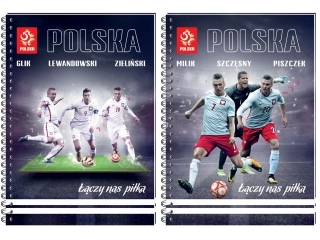 KOŁOZESZYT B5 100# PZPN KOL.MARG.METALLI[5x0 (0 proc)