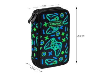 Pi�rnik podw�jny z wyposa�eniem ASTRABAG GAME ON, AC21 [opakowanie=12szt]