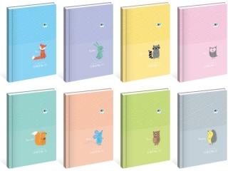 Brulion A6 96# z poddr.BEBE Kids Pastel [opakowanie=10szt]