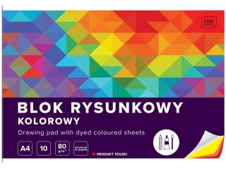Blok rys.kol.A4 10 80g barw. w masie [opakowanie=10szt]