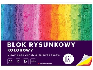 Blok rys.kol.A4 10 80g barw. w masie [opakowanie=10szt]