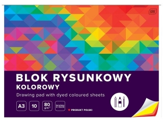 Blok rys.kol.A3 10 80g barw. w masie [opakowanie=10szt]