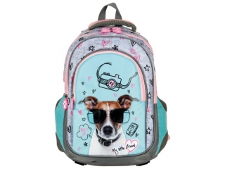 Plecak szkolny 16 BP58 DOG - MY LITTLE FRIEND