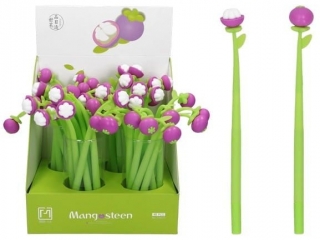 Długopis żelowy 6904 owoc mangostan (opakowanie=48 szt)