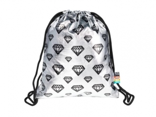 Plecak na sznurkach SO11 SILVER DIAMONDS