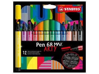 Flamaster Pen 68 MAX etui kartonowe 12 szt. ARTY