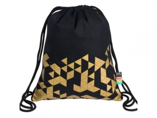 Plecak na sznurkach SO11 GEOMETRY GOLD