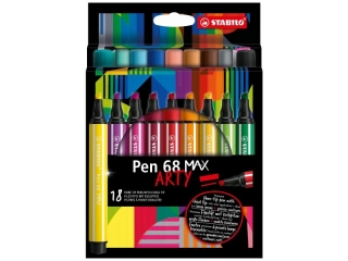 Flamaster Pen 68 MAX etui kartonowe 18 szt. ARTY
