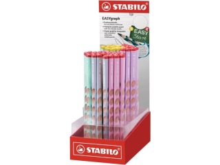 Ołówek drewniany STABILO EASYgraph Pastel HB display 60 szt.