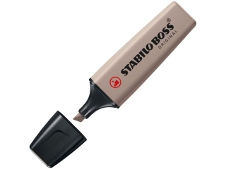 Zakrelacz STABILO BOSS ORIGINAL NatureCOLORS szary ciepy [opakowanie=10szt]