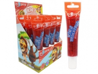 INSPIRIA KLEJ BROKATOWY 40 ML 7536 - CZERWONY PROMBN