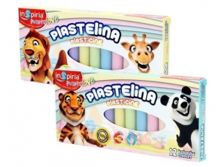 inSpiria pastelove Plastelina 12 kol.