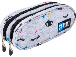 Saszetka dwukomorowa PU2 LIGHT EYES/OCZY