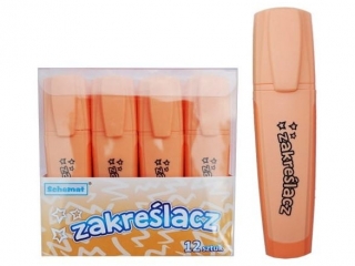 Zakreślacz pastelowy ?pomarańczowy 2857 (opakowanie=12 szt)