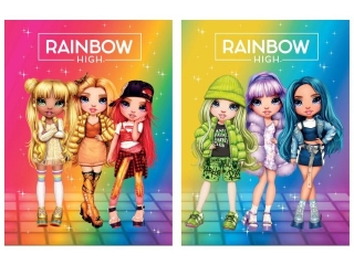 Zeszyt MO A5 16k kratka RAINBOW HIGH [opakowanie=10szt]