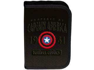 Piórnik bez wyposażenia PASO CAPTAIN AMERICA AV25AV-P001BW 19, 5x13x3, 5