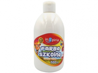 INSPIRIA FARBA SZKOLNA 500ML 7932 BIAŁA