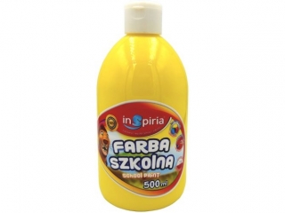 INSPIRIA FARBA SZKOLNA 500ML 8014 ŻÓŁTA