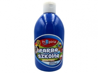 INSPIRIA FARBA SZKOLNA 500ML 8250 CIEMNONIEBIESKA