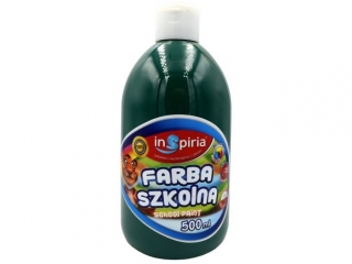 INSPIRIA FARBA SZKOLNA 500ML 8335 CIEMNOZIELONA