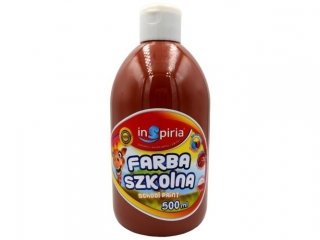 INSPIRIA FARBA SZKOLNA 500ML 8373 BRĄZOWA