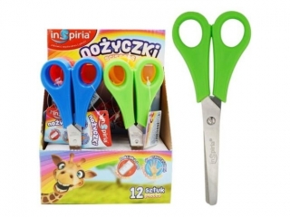 INSPIRIA - NOŻYCZKI SZKOLNE Z PODZIAŁKĄ (DISPLAY) 7789