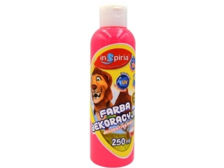 INSPIRIA FARBA DEKORACYJNA 250ML 8540 FLUO RÓŻOWA