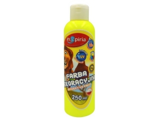 INSPIRIA FARBA DEKORACYJNA 250ML 8564 FLUO ŻÓŁTA