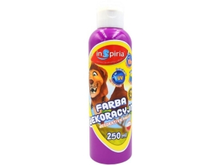 INSPIRIA FARBA DEKORACYJNA 250ML 8595 FLUO FIOLETOWA