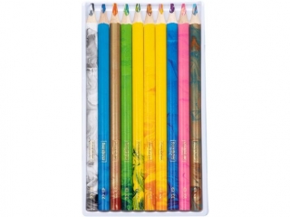 Kredki tczowe trjktne RAINBOW HIGH - 10 kolorw [opakowanie=12szt]