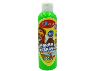 INSPIRIA FARBA DEKORACYJNA 250ML 8571 FLUO ZIELONA