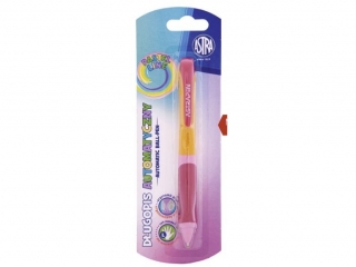 Dugopis automatyczny z ergonomicznym uchwytem do nauki pisania 0, 7 mm ASTRAPEN PASTEL LINE - 1 szt. blister [opakowanie=24szt]