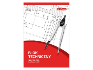 BLOK TECHNICZNY A4 10K BIAY [opakowanie=10szt]