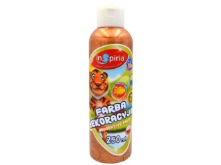 INSPIRIA FARBA DEKORACYJNA 250ML 8670 METALIK BRĄZ PROMBN