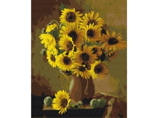 Malowanie po numerach 40x50cm ASTRA ARTEA - Soneczniki