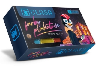 CLASA - FARBY PLAKATOWE 6 KOL. 20 ML 8793