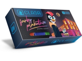 CLASA - FARBY PLAKATOWE 8 KOL. 20 ML 8809