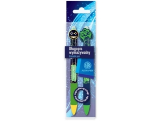 Dugopis automatyczny wymazywalny z gumowym uchwytem 0, 5 mm ASTRAPEN OOPS! GAMER - 2 szt. PET box [opakowanie=24szt]