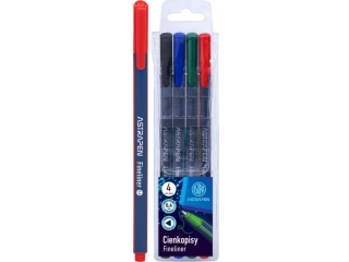 Cienkopisy trjktne 0, 4 mm ASTRAPEN - 4 szt. [opakowanie=24szt]