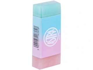 Gumka dwukolorowa pastelowa ASTRA Pastel Line - display 36 szt. [opakowanie=36szt]