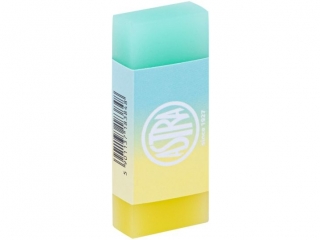 Gumka dwukolorowa pastelowa ASTRA Pastel Line - display 36 szt. [opakowanie=36szt]