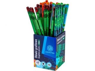 Owki grafitowe trjktne HB ASTRAPEN - Pixel - 48 szt. drum [opakowanie=48szt]