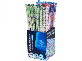 Owki grafitowe trjktne HB ASTRAPEN - Patterns - 48 szt. drum [opakowanie=48szt]