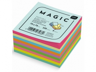 Blok kart.samop.75x75mm MAGIC CUBE [opakowanie=6szt]
