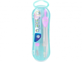 Cyrkiel metalowy z dodatkowymi rysikami Piccolo ASTRA Pastel Line - 10 szt. display (5%)