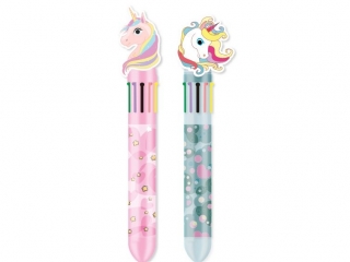 Dugopis automatyczny wielokolorowy 10w1 0, 7 mm ASTRAPEN PASTEL LINE Unicorn - 24 szt. display [opakowanie=24szt]