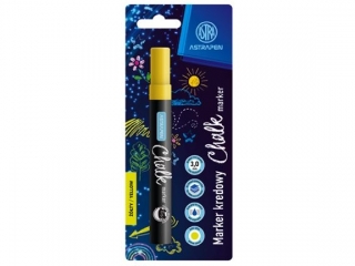 Marker kredowy okrgy ASTRAPEN ty - 1 szt. Blister [opakowanie=24szt]
