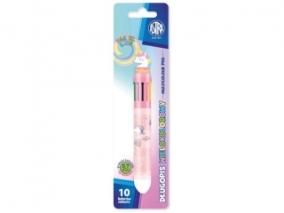 Dugopis automatyczny wielokolorowy 10w1 0, 7 mm ASTRAPEN PASTEL LINE Unicorn - 1 szt. blister [opakowanie=24szt]