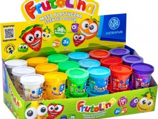 Masa plastyczna Frutolina Astra Fun 100g. display 36 szt. [opakowanie=36szt]